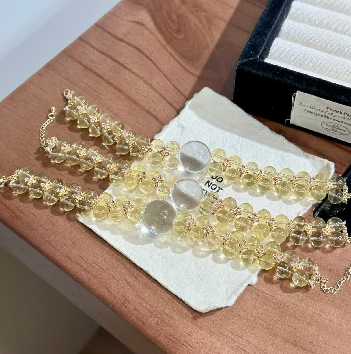 Natural Citrine Bracelet | 9-10mm Original Design